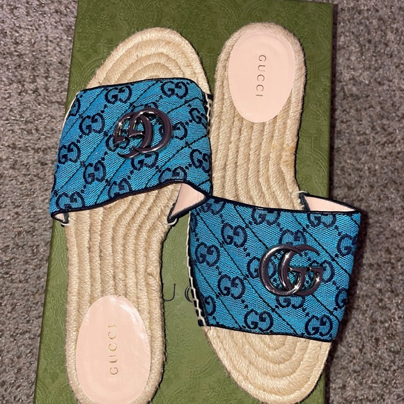 GG Multicolor espadrille sandal w/ FREE matching headband - Picture 1 of 7